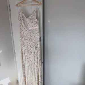 Lulu's White Wedding Dress NWT